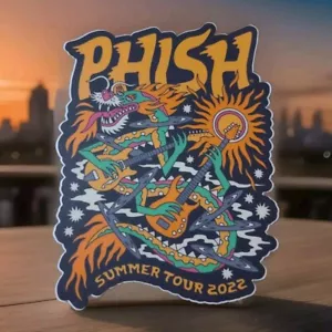 Phish Summer Tour 2022 Dragon Soot Sticker Atlantic City (not pollock baker's) - Picture 1 of 3