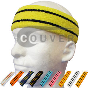 Premium Quality Couver Basketball Sweat Headband Pro with 2 Lines