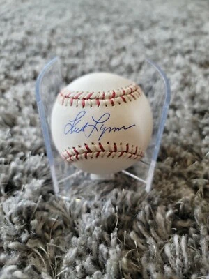 Fred Lynn Autograph Signed 2011 ASG Baseball Boston Red Sox 75 MVP/ROY MLB COA - Image 1 of 3