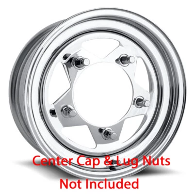 U.S. WHEEL VW Baja Star 28 Rim 15X10 5X205 Offset -51 Chrome (Quantity of 1) - Image 1 of 2