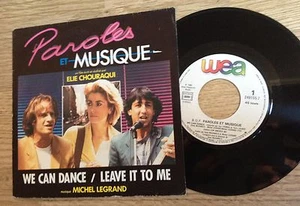 SP 45 tours BOF Paroles et musique Michel Legrand Catherine Deneuve Anconina - Imagen 1 de 2