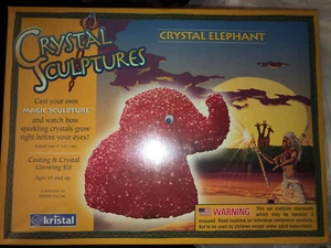Crystal Sculptures Kristal Elephant Magic Homeschool Science RARE New Grow Kit - Picture 1 of 3