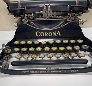 Vintage 1917 Corona 3 Folding typewriter - Picture 1 of 9