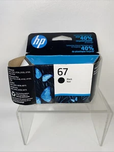HP 67 Tintenpatrone schwarz funktioniert mit HP DeskJet 1255, 2700 4100 Series EXP 12/2022 - Bild 1 von 16