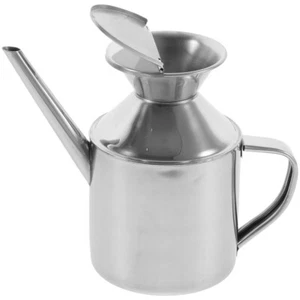 Oil Can Stainleee Steel Soy Sauce Dispenser Bottle Storage Bottles - Picture 1 of 12