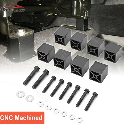 CNC Machined Front Seat 1.5" Risers Lift Spacers Kit For Jeep Wrangler TJ 97-06 - Изображение 1 из 4