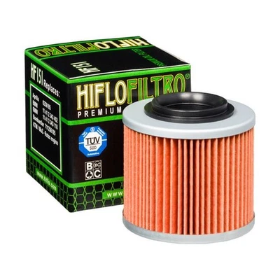 Hiflo Oil Filter HF151 Motorcycle Oil Filter For MuZ 500 Saxon Sport Fun 1993 - Image 1 of 4