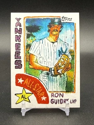 Ron Guidry - 2022 Topps Spotlight 70 II by Andy Friedman #50 - Red Back 10/10 - Image 1 of 3