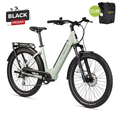 DERUIZ 27,5Zoll E-Bike 250W Elektrofahrrad 644WH 8-GangTrekkingrad 2025 E-Bike