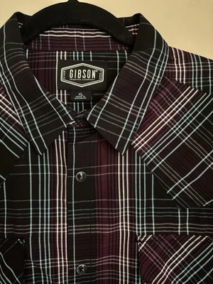 Camisa Gibson Trading Company Western Pearl Snap Manga Larga Cuadros Para Hombre XL Nueva Foto 1 de 4