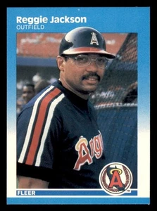 1987 Fleer Glossy #84 Reggie Jackson - Bild 1 von 2