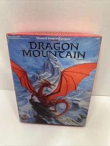 Vintage 1993 Advanced Dungeons & Dragons Dragon Mountain 2E Box Set BS8 - Picture 1 of 16
