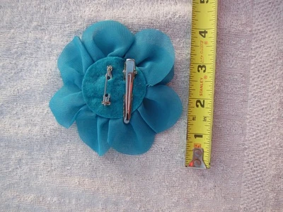 Blue Flower Hair Pin Clip - Image 1 of 2