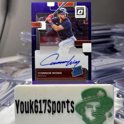 2022 Panini Donruss Optic Rated Rookie CONNOR WONG Blue /49 - (AUTO)(RC)#RRS-WO - Image 1 of 3