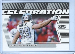 Tarjeta insertada de celebración Brock Bowers Panini Score 2025 🏈Las Vegas Raiders🏈 - Imagen 1 de 1