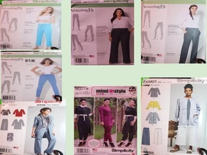 Simplicity Mujer Pantalones Costura Patrones Sin Cortar Tu Elección G - Imagen 1 de 15