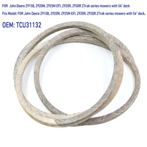 Cintura a V per John Deere TCU31132 Z915B, Z920M, Z925M EFI, Z920R Z930R ZTrak serie - Foto 1 di 10