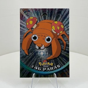 Paras #46 Textured Holo Foil, Vintage 1999 Topps Pokemon Edizione TV Animazione - Foto 1 di 2