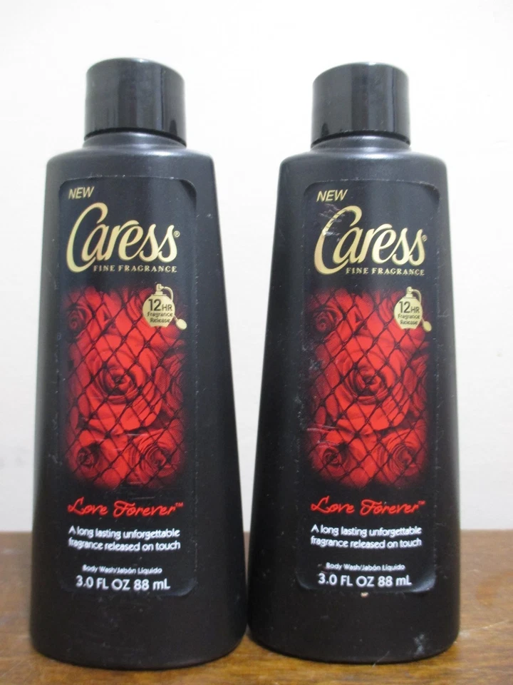 2x Jabón corporal Caress Love Forever fragancia fina tamaño viaje 3 OZ Foto 1 de 1
