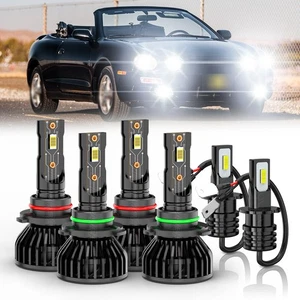 For Toyota Celica 1994-1999 LED Headlight High Low Beam Fog Light Combo Kit - Picture 1 of 17