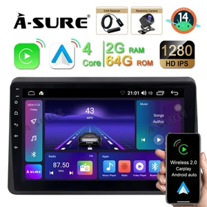 DAB+ 64G Android 14 CarPlay Car Stereo Radio GPS BT For Renault Master 2019-2023 - Picture 1 of 16
