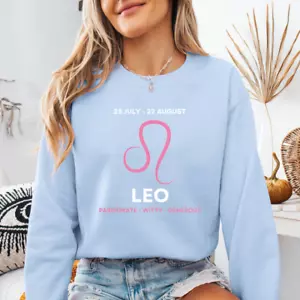 Löwe Sternzeichen Sweatshirt, Reliable Loyal Sensual Astrology Rundhalsausschnitt, Anthropologie - Bild 1 von 98