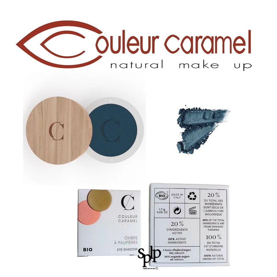 Couleur Caramel Bio Lidschatten Nr. 076 Mattes Marineblau Neu - Bild 1 von 1