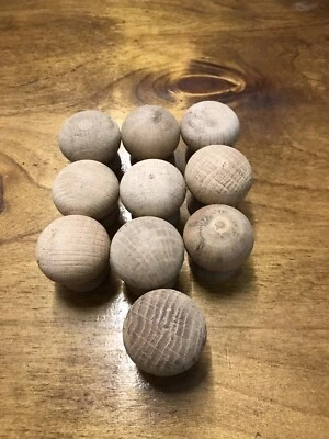 Oak Knob 32mm pack of 10 drawers doors furniture - Image 1 of 4