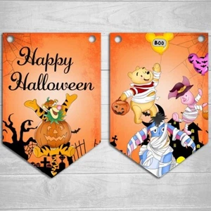 Halloween Bunting Winnie The Pooh Hanging Decoration Party Decoration Decor - Picture 1 of 1