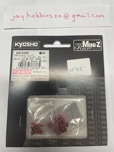 Jeu de vis rouge Kyosho mini z MR -02 MZF202R - Photo 1 sur 3