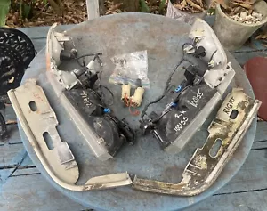 1992-1997 Cadillac SEVILLE turn & headlight, back bracket, wiring, L & R - Picture 1 of 13