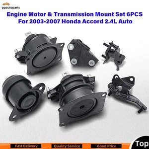 Kit de montaje de motor 6 piezas para transmisión automática Honda Accord V6 2003-2007 2,4 L - Imagen 1 de 11