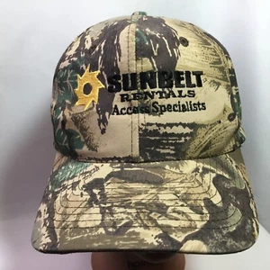 Sunbelt Rentals Strapback Hat Camo One Size Embroidered Pinnacle - Picture 1 of 6
