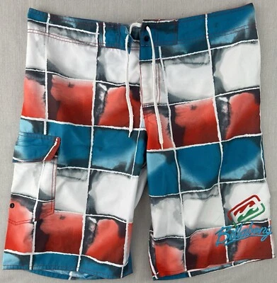 Pantalones Cortos De Colección Billabong Para Hombre Talla W38 Cuadros Surf Playa Y2K Australia Foto 1 de 4