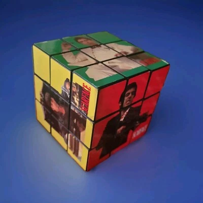 Vintage SCARFACE 4" RUBIKS  CUBE Puzzle TONY Al Pacino Universal Studios  - Image 1 of 4