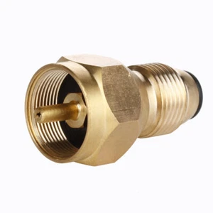 Adattatore Ricarica Propano Cilindro Serbatoio Accoppiatore Riscaldatore Bottiglie Coleman Lp Gas 1 Lb - Foto 1 di 3