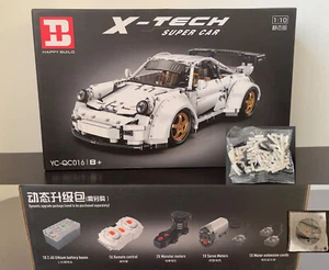 Happy Build Porsche Ferngesteuert NEU (weiße Pins Sonderedition) 2125 Teile - Bild 1 von 6
