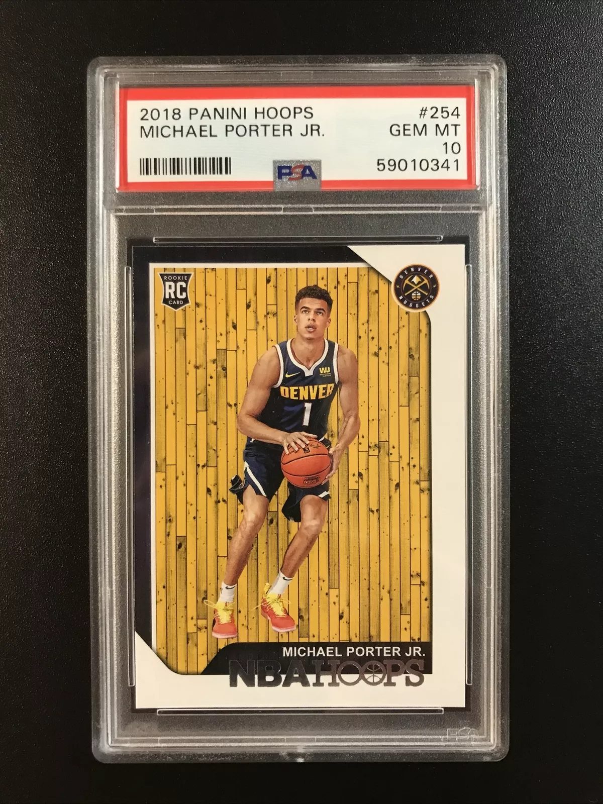 2018 Panini NBA Hoops Nuggets Michael Porter Jr. RC #254 ~ PSA 10 GEM MINT