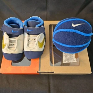 Nike First Double Figure Toddler 2C and Basketball in Original Box 312041 - Picture 1 of 10