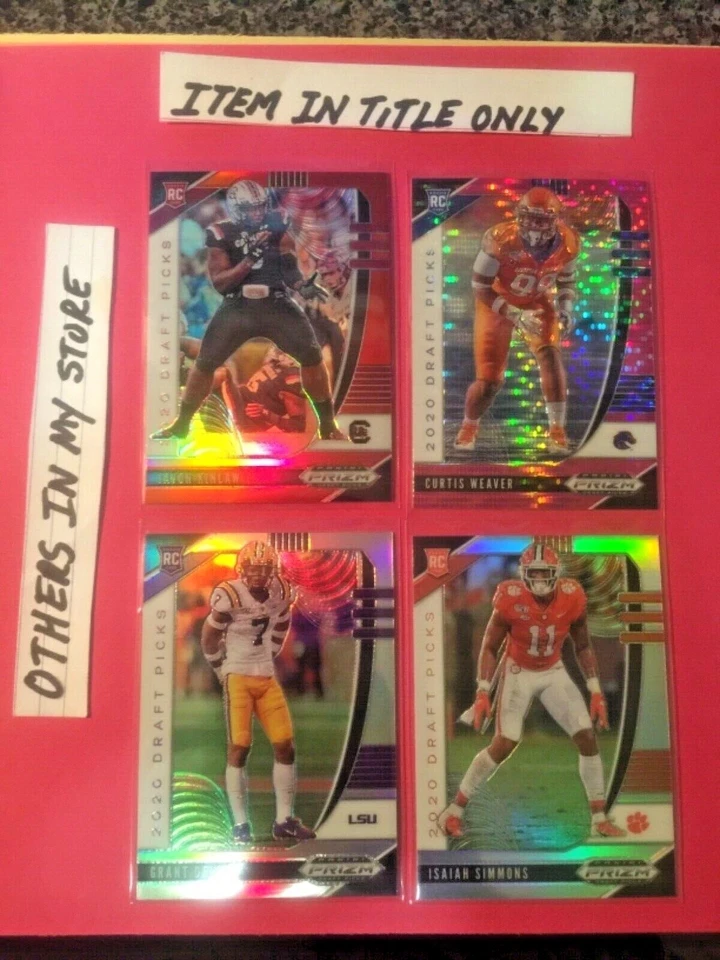 2020 prizm pink pulsar refractor rc curtis weaver boise state non auto dolphins - Image 1 of 1