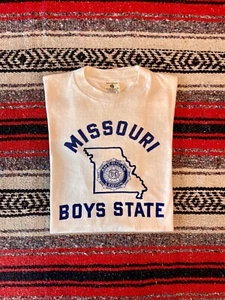 Rare True Vintage 50s 60s American Legion Missouri Boys State Shirt EUC - Picture 1 of 10