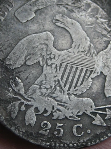1825 Capped Bust Quarter 25 Cent Piece Cover