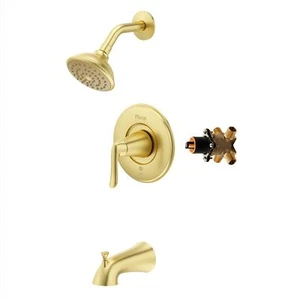 Pfister Willa Tub & Shower Trim Kit Valve and Cartridge Included 1-Handle Bru... - Picture 1 of 8