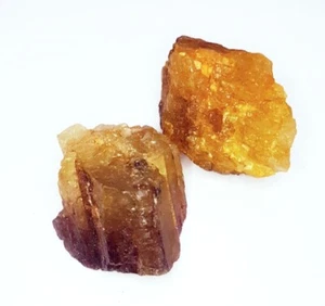 Loose Gemstone Natural Yellow Beryl Pair Rough 276.82 Ct Untreated Beryl Rough - Picture 1 of 10