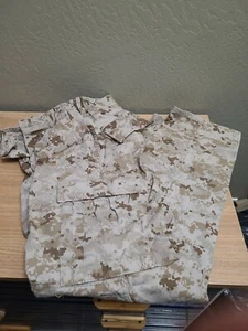 U.S.M.C. DESERT MARPAT DIGITAL CAMO TROUSERS Sz 28 SHORT AMERICAN APPAREL - Picture 1 of 5