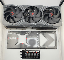 Gaming GeForce RTX 4080 XLR8 HEAT SINK and FAN HOUSING (No Board or GPU) USED