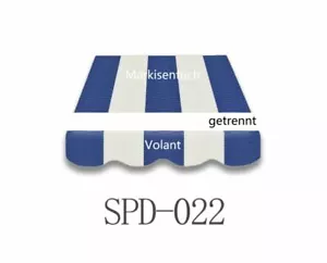 Tela de toldo revestimiento de toldo tela de repuesto con volante 3x2 m artículo de segunda mano SPD-022 - Imagen 1 de 2