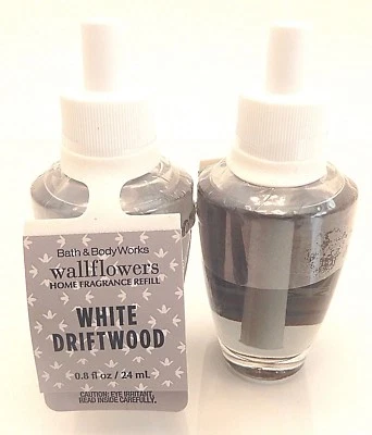 2 BATH BODY & WORKS WALLFLOWERS WHITE DRIFTWOOD FRAGRANCE PLUGIN REFILL NEW! - Изображение 1 из 2