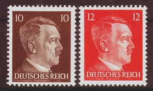 DR 826-27 **, 10 + 12 Pf. Hitler im Buchdruck - Bild 1 von 1
