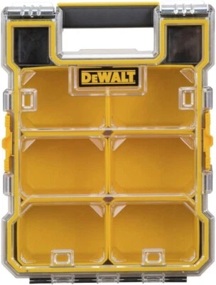 Dewalt DWST14735 Mid-Size 6 Compartment Pro Small Part Organizer w Metal Latches - Image 1 of 4